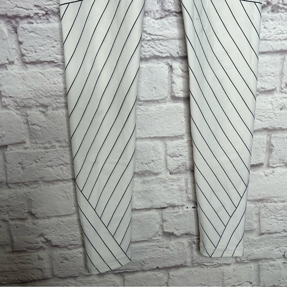 OMGI YOGA Bird and Striped Print High Waisted Activewear Leggings - Picture 9 of 16